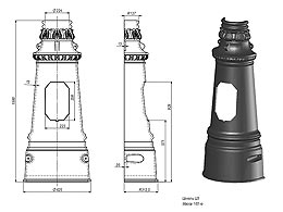 Цоколь для опоры освещения Ц-5