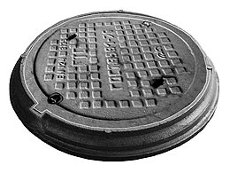 Чугунный люк телефонный В125 Чугунный люк телефонный В125