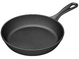 Сковорода из чугуна с литой ручкой без крышки 