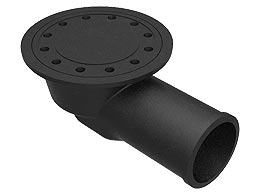 Трап чугунный горизонтальный Ду 100